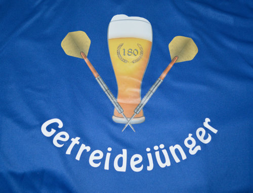 Textildruck Dartteam Getreidejünger